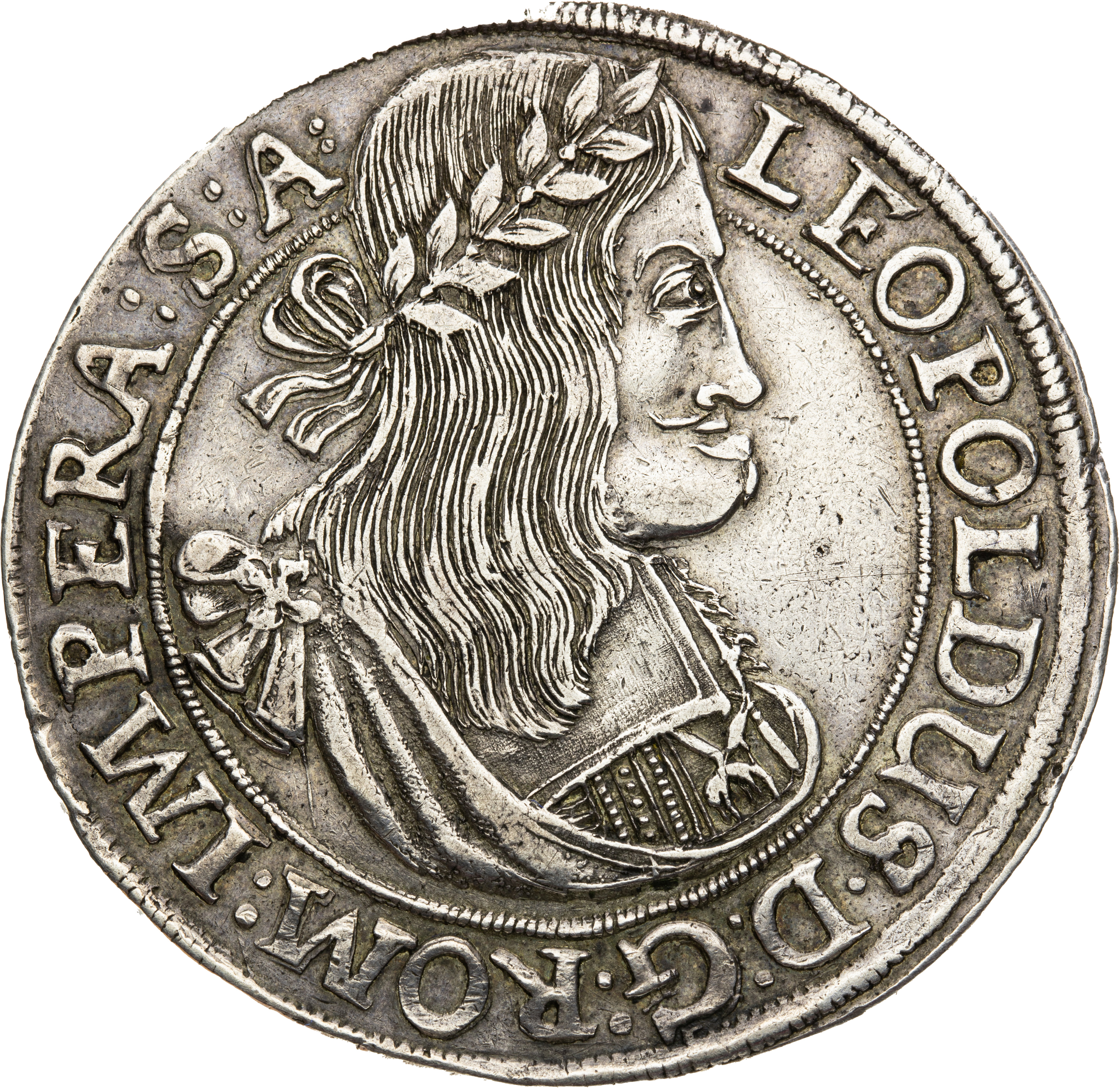 Leopold I. (1657–1705), tolar 1666, Kutná Hora – Kryštof Krahe, ex sbírka Dietiker-1